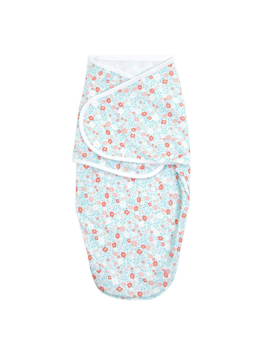 Kids aden + anais Nightwear | Easy Swaddle Wrap 1.0 Tog 3 Pack Fairy Tale Flowers (0-3Months) Fairy Tail Flowers