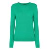 Women Whistles Knitwear | Annie Sparkle Crew Neck Green