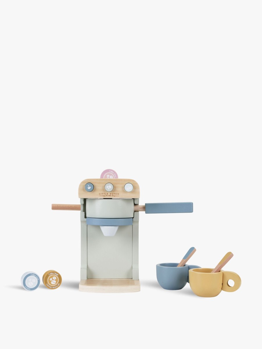 Kids Little Dutch Wooden & Retro Toys | Coffee Machine Multicolour