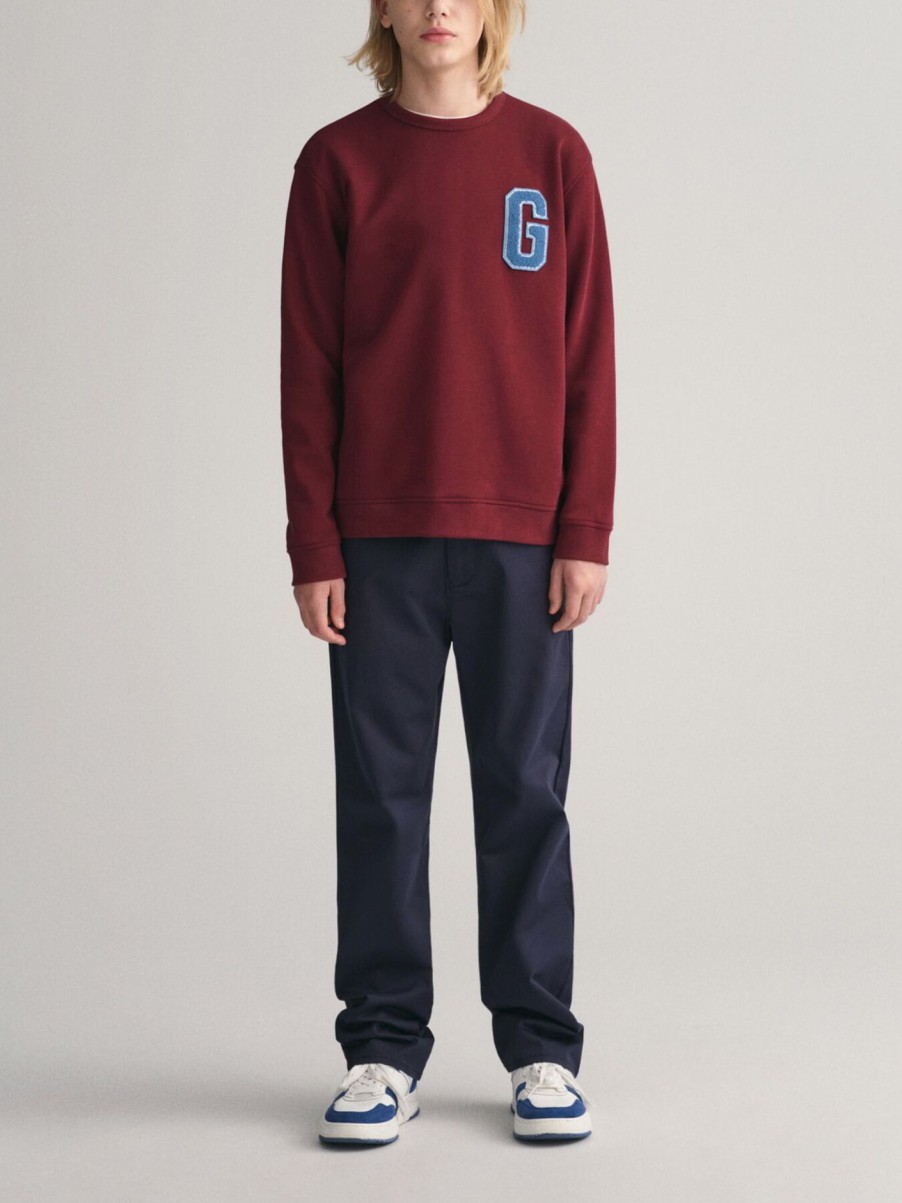 Kids GANT Trousers & Shorts | Boys Gant Chino Marine