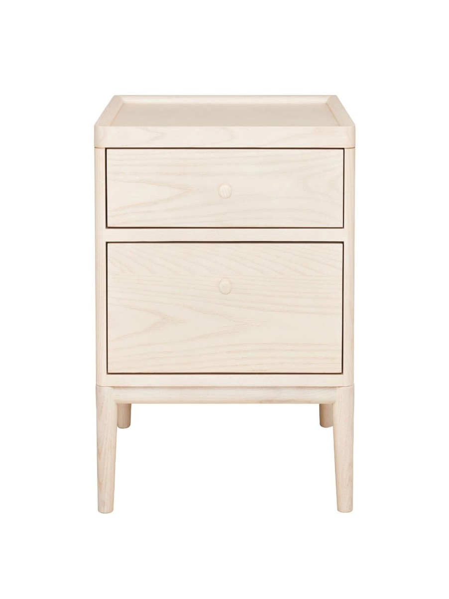 Furniture & Outdoor Barker and Stonehouse Bedside Tables | Ercol Salina Two Drawer Bedside Cabinet