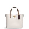 Women COACH Tote Bags | Willow Tote 24 In Colorblock Chalk Multi