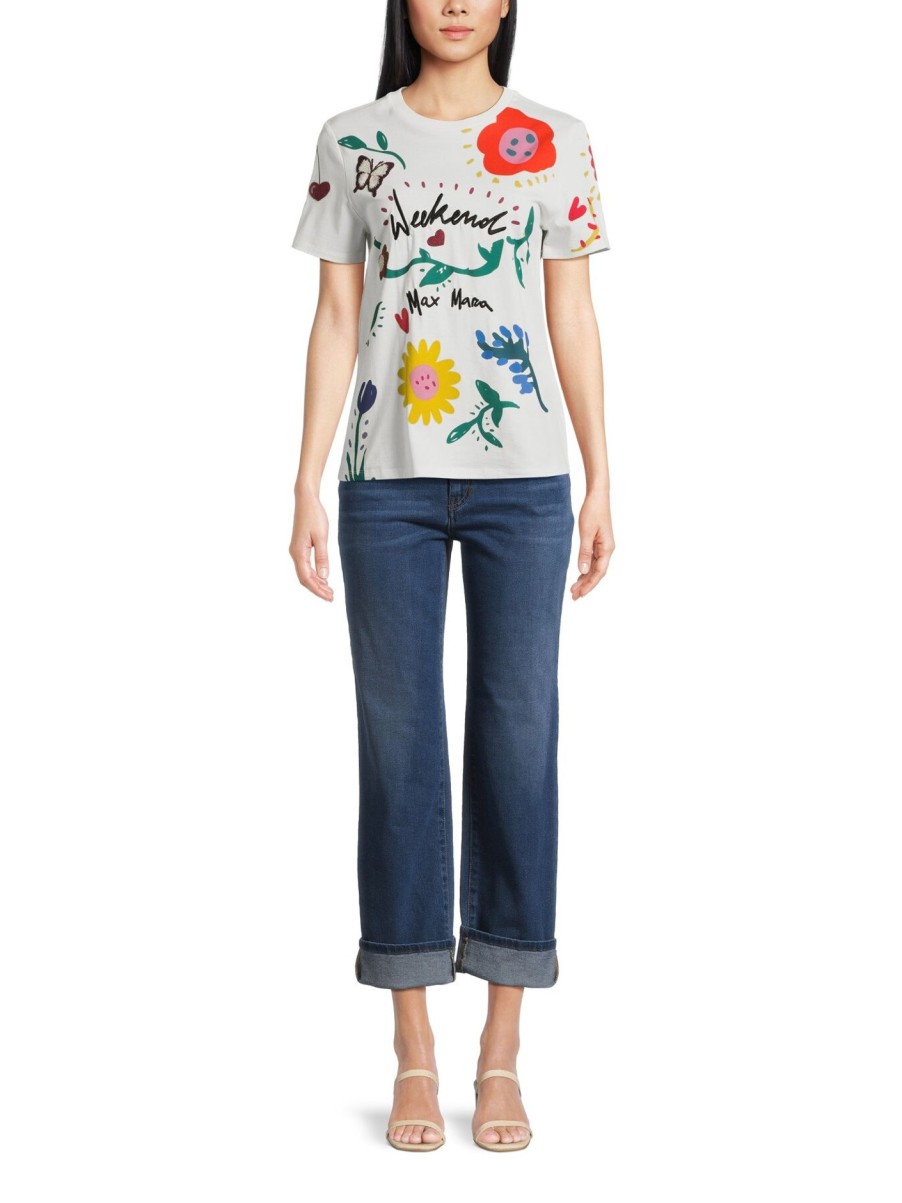 Women Weekend Max Mara Tops | Cinema T-Shirt White