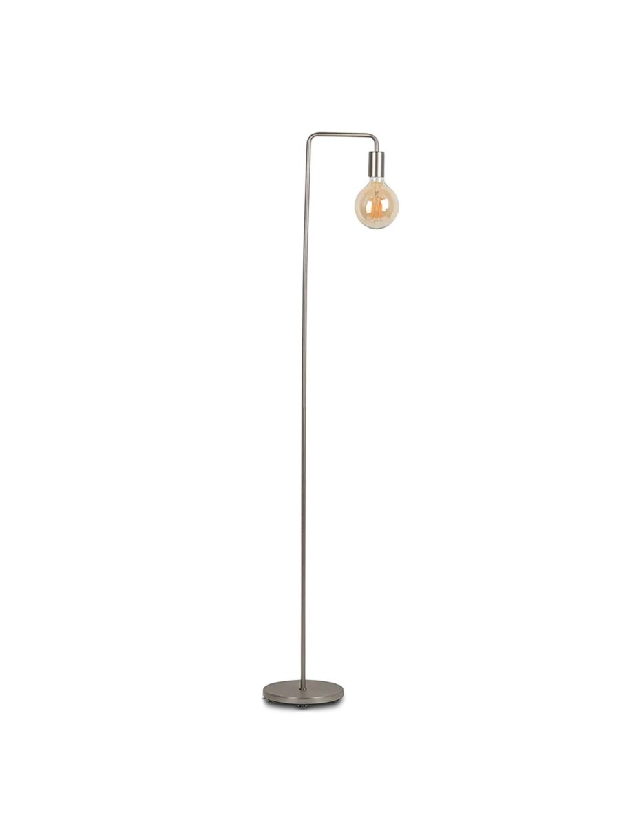 Home & Tech Heal's Floor Lamps | Junction Floor Lamp Silver