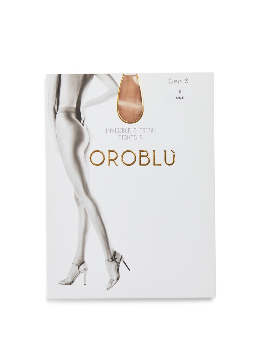 Women Oroblu Socks & Tights | Geo 8 Tights Sable