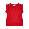 Kids Mayoral Tops | Frill Detail Top Granadine