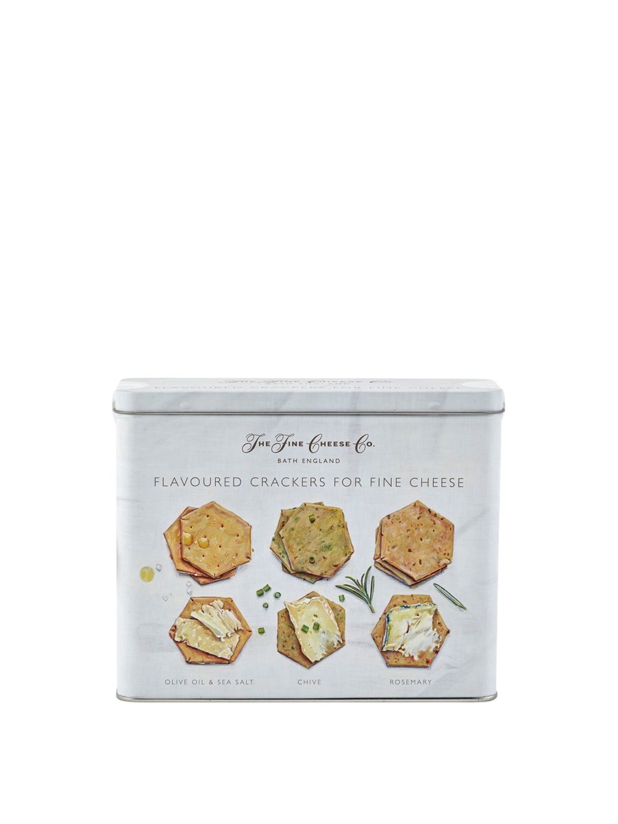 Food & Drink The Fine Cheese Co Biscuits | Flavoured Cracker Tin 375G