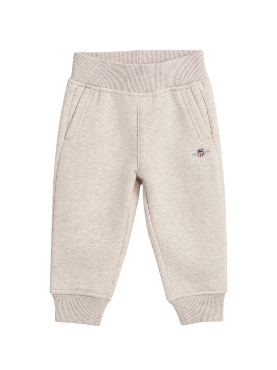 Kids GANT Bottoms | Shield Pants Seed Melange