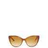 Women Ralph Lauren Sunglasses | Cat Eye Acetate Sunglasses Light Havana/Gradient Yellow