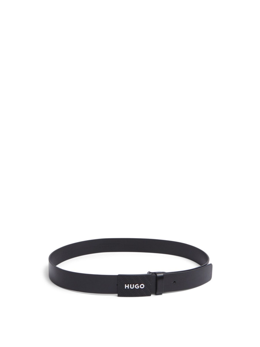 Men HUGO Belts | Gilao Belt Black