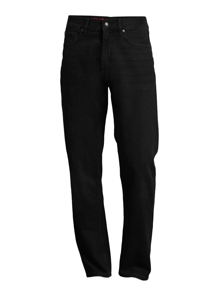 Men HUGO Jeans | Hugo 640 Straight Jeans Black