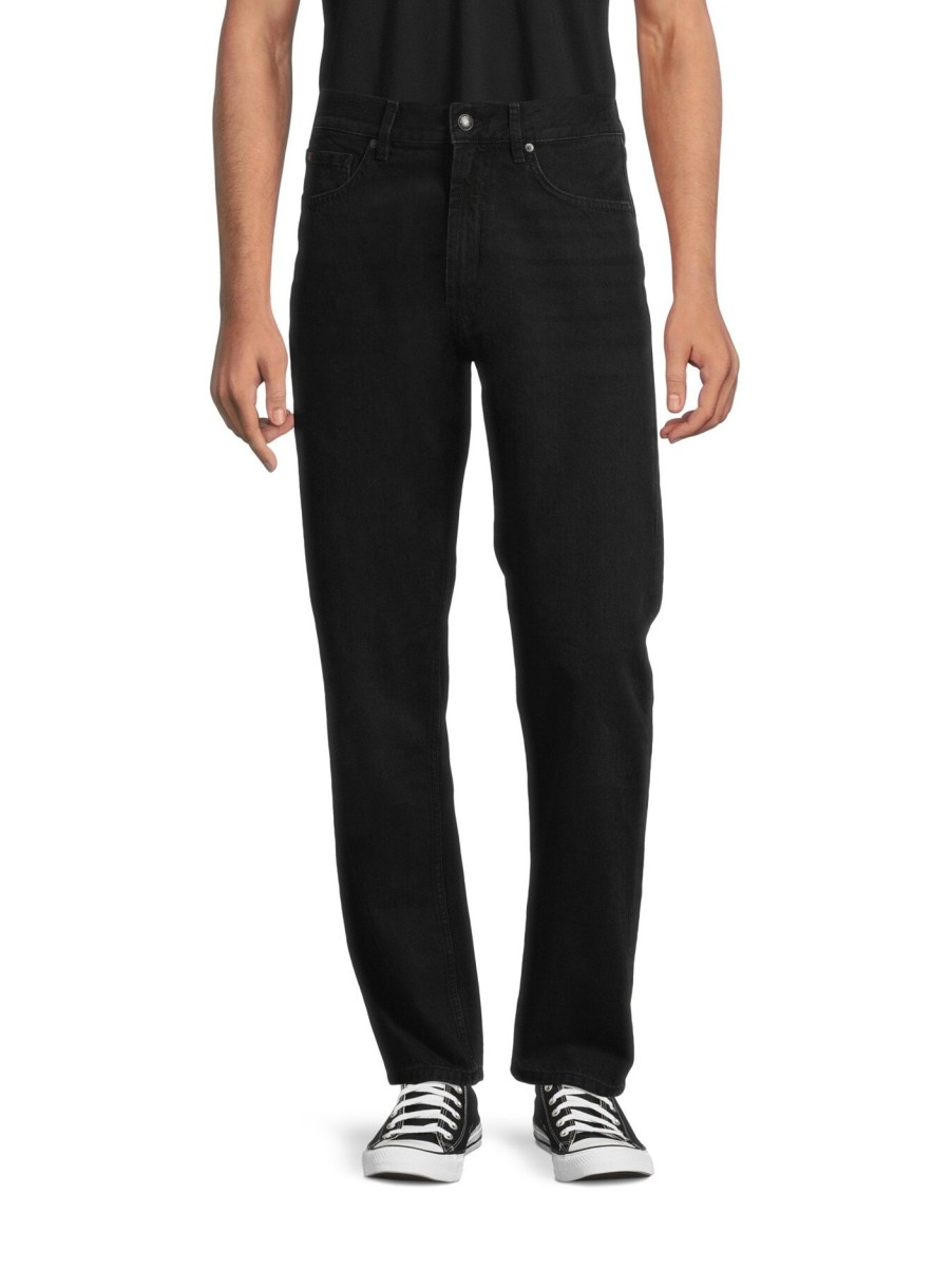 Men HUGO Jeans | Hugo 640 Straight Jeans Black