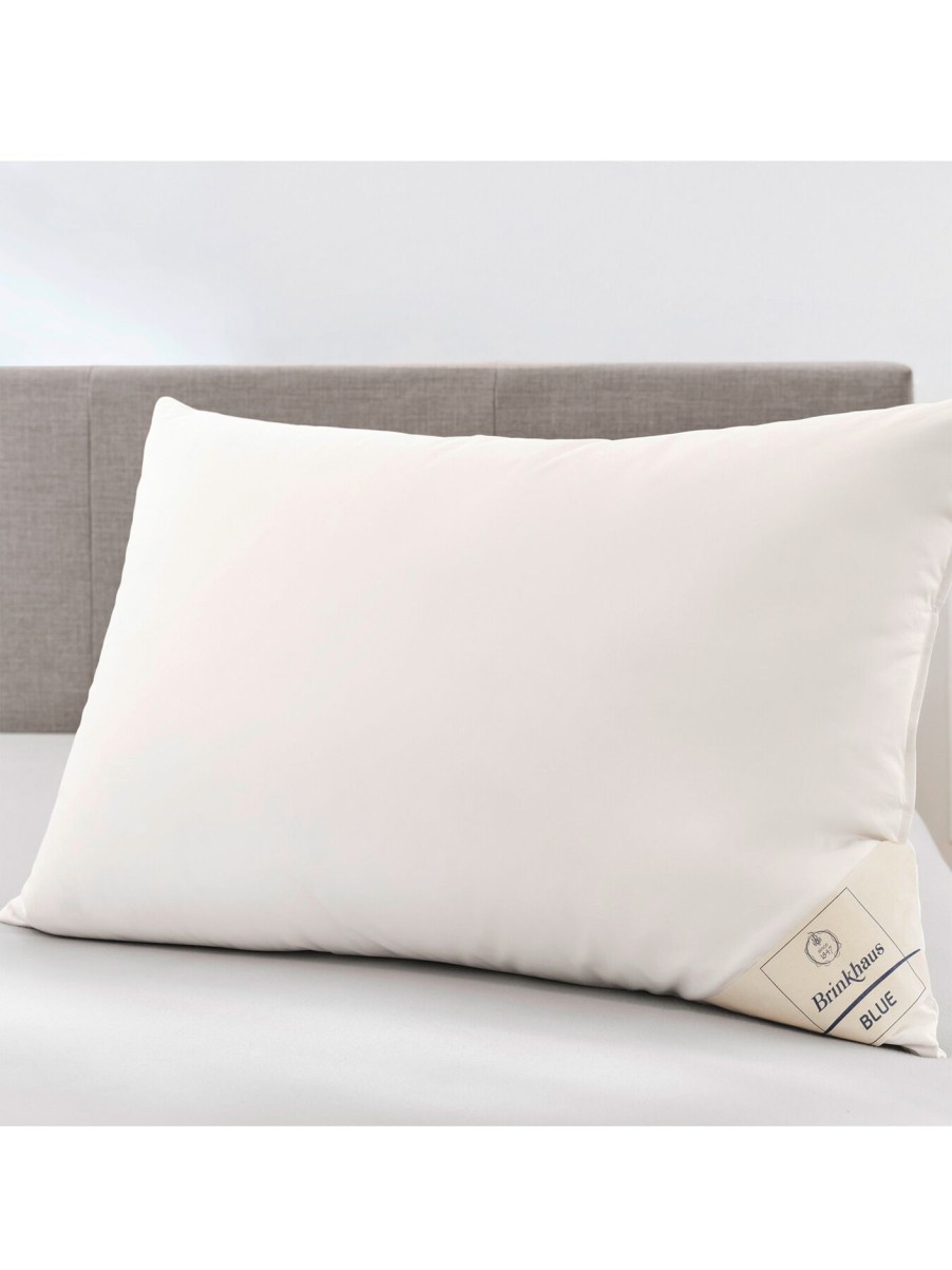 Home & Tech Brinkhaus Pillows | Blue Down Standard Medium Pillow White