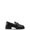 Women COACH Flats | Coach Leah Loafer Shoes Black