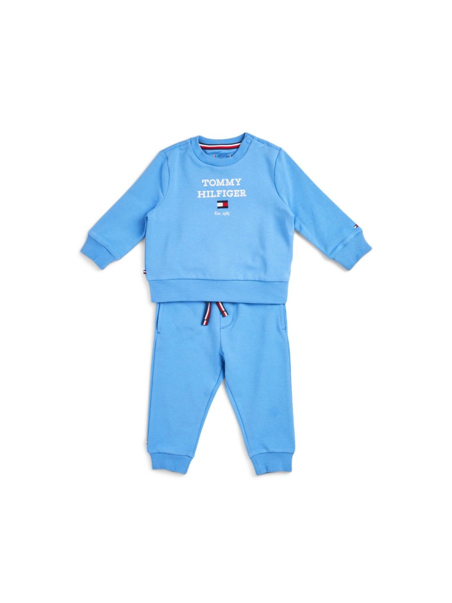 Kids Tommy Hilfiger Sets | Baby Th Logo Set Blue Spell