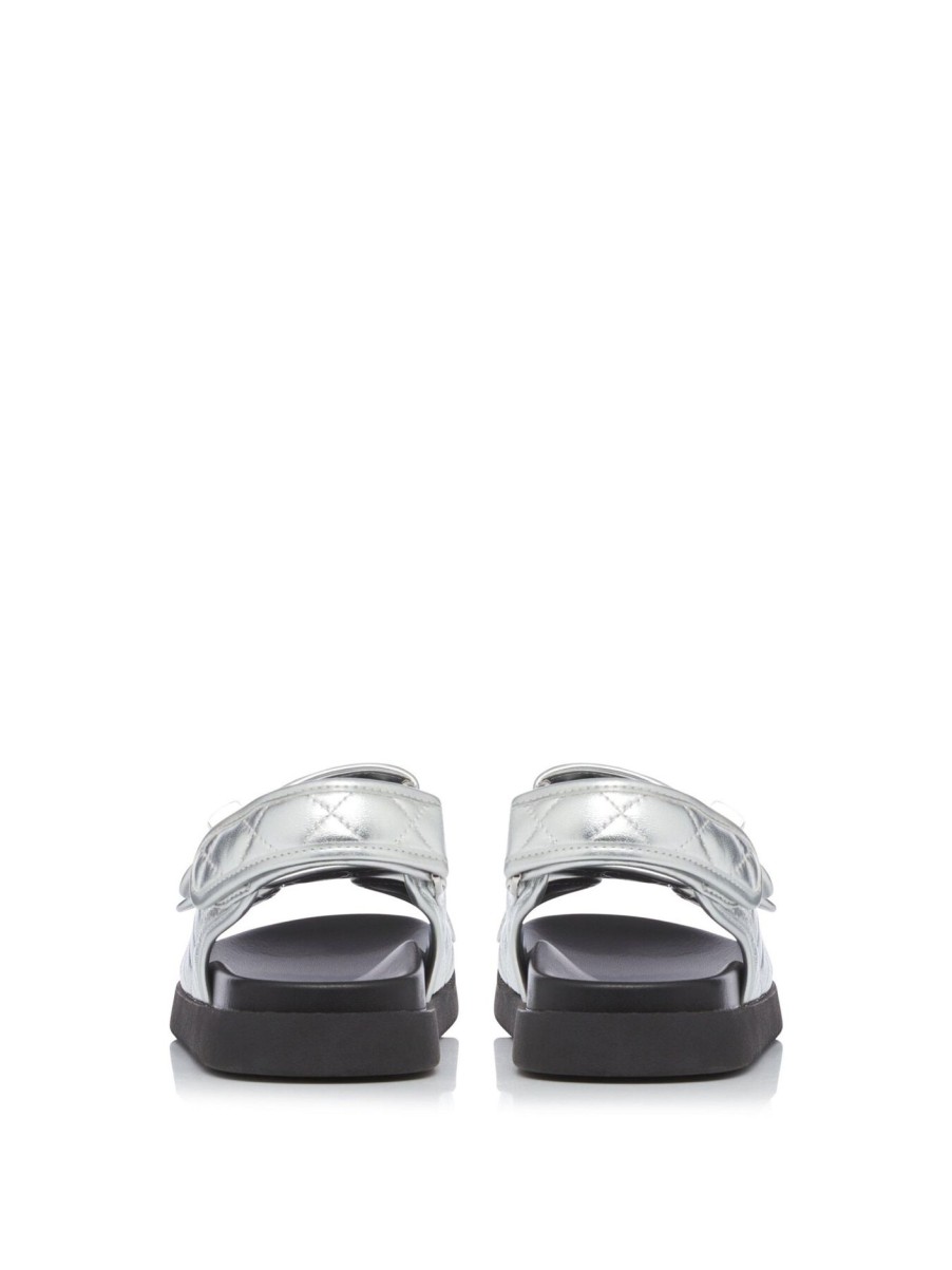 Women Dune London Sandals | Lockstockk Silver