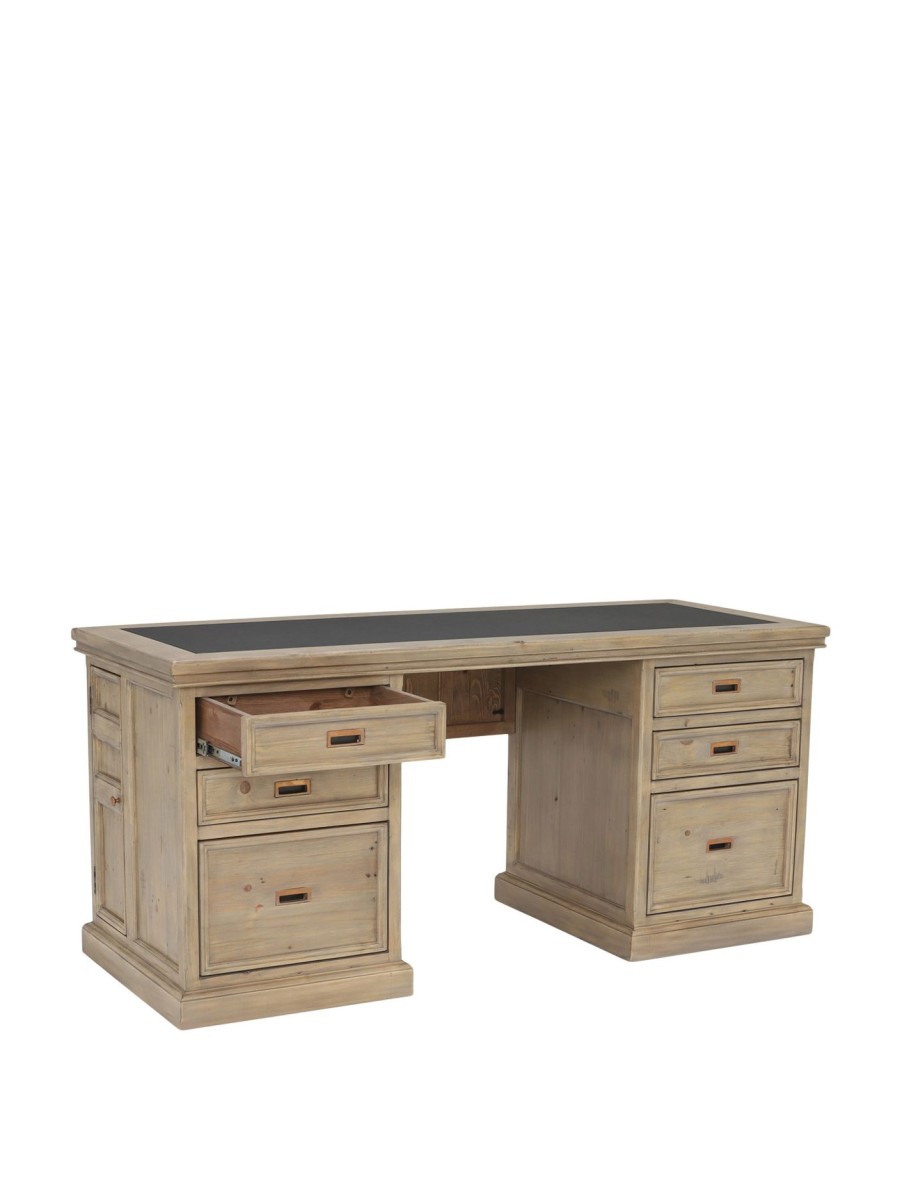 Furniture & Outdoor Barker and Stonehouse Desks | Verberie Office Desk Reclaimed Wood