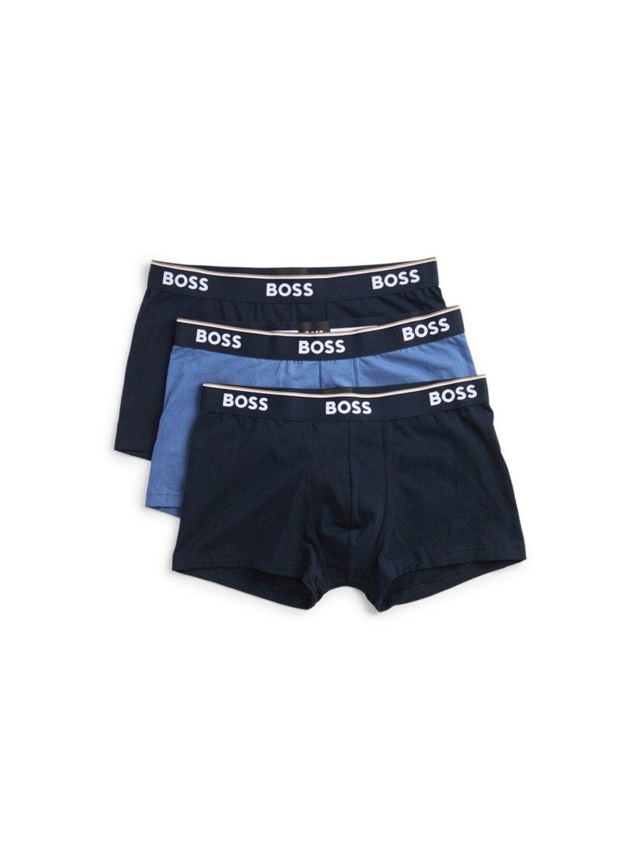 Men BOSS Underwear & Socks | Three-Pack Trunks Open Miscellaneous