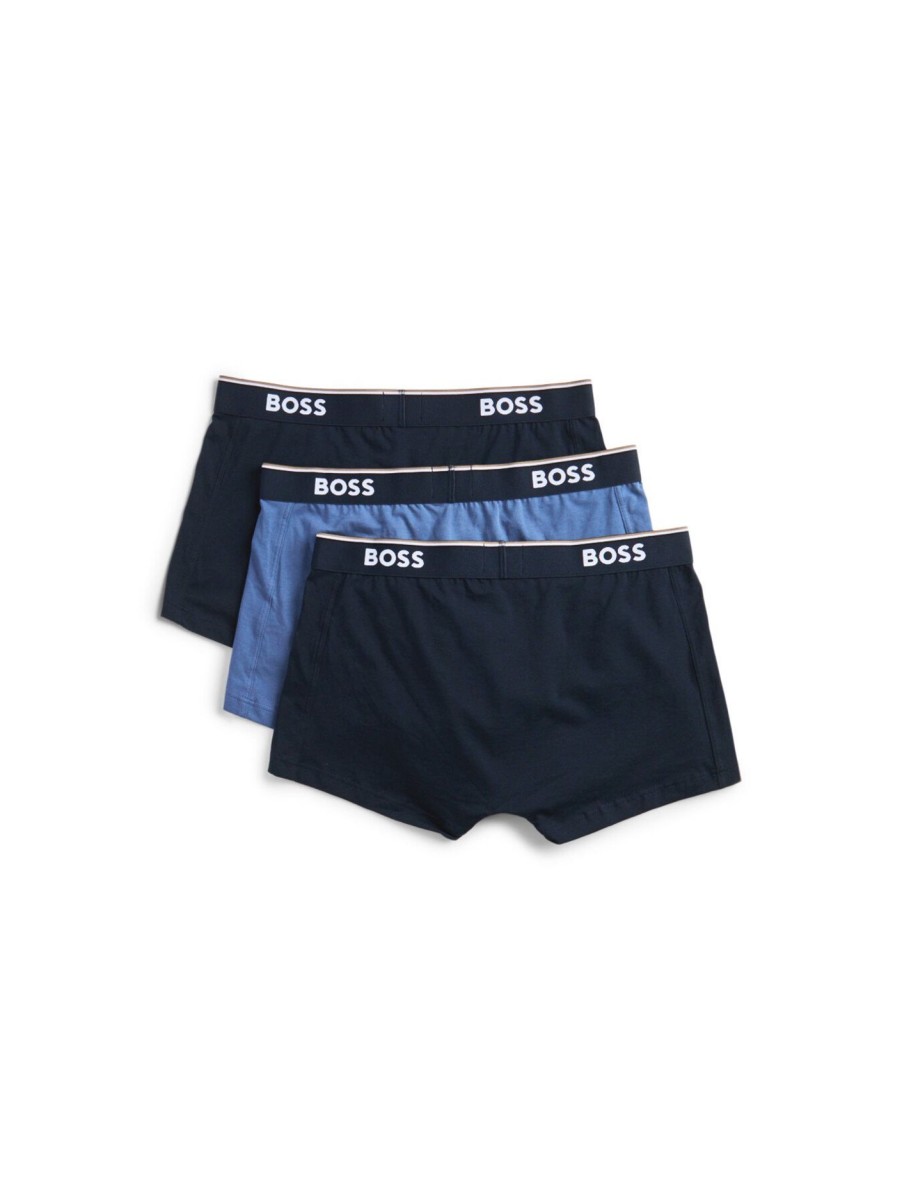 Men BOSS Underwear & Socks | Three-Pack Trunks Open Miscellaneous