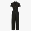 Women Whistles Jumpsuits & Playsuits | Emmie Linen Jumpsuit Black