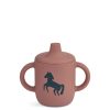 Kids Liewood Accessories | Neil Sippy Cup Horses / Dark Rosetta