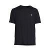 Men PS Paul Smith T-Shirts | Mens Reg Fit Short Sleeve T-Shirt Zebra Very Dark Navy