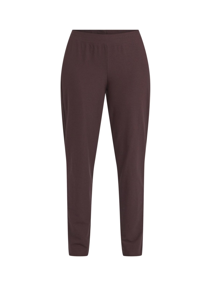 Women Eileen Fisher Trousers & Shorts | Slim Ankle Pant Cassis