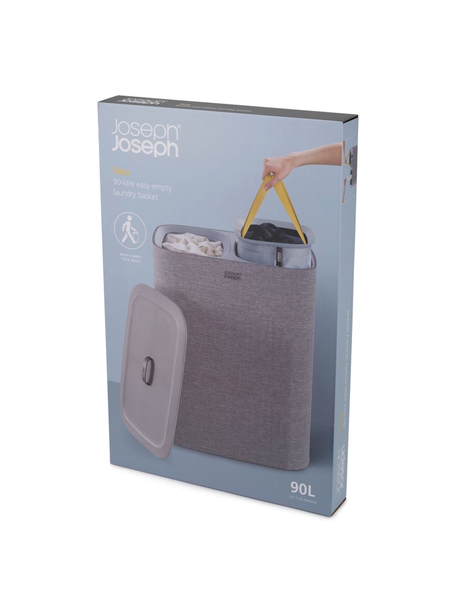 Home & Tech Joseph Joseph Utility & Cleaning | Tota Laundry Basket 90L Grey