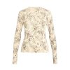 Women Holzweiler Tops | Ellie Print Ls Ecru Mix