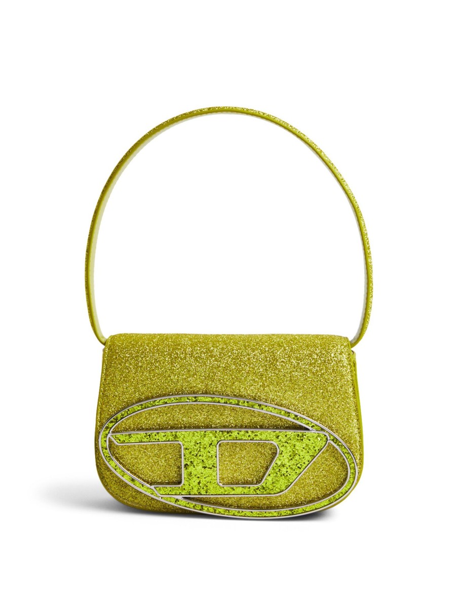 Women Diesel Shoulder Bags | 1Dr Iconic Shoulder Bag Dark Citron