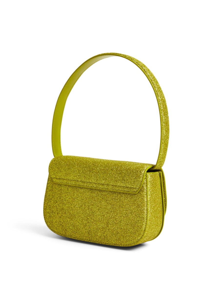 Women Diesel Shoulder Bags | 1Dr Iconic Shoulder Bag Dark Citron