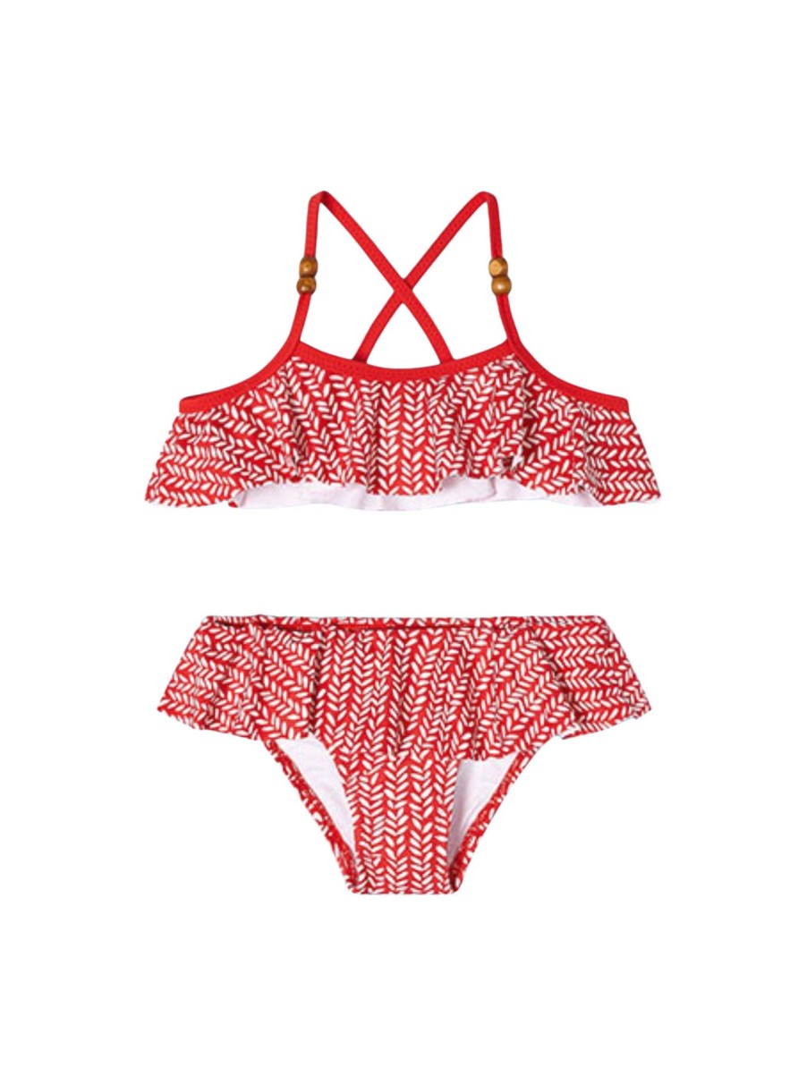 Kids Mayoral Swimwear | Ruffle Bikini Granadine