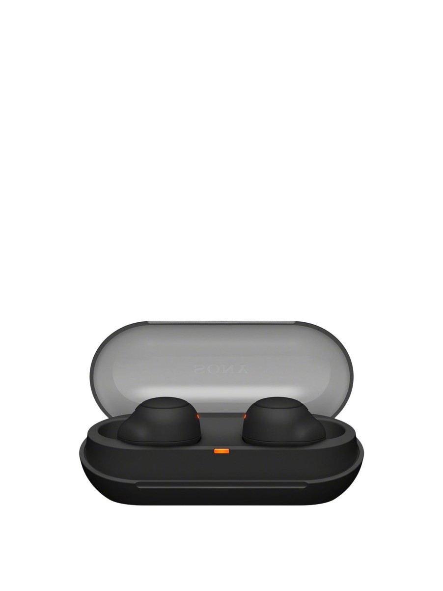 Home & Tech Sony Headphones | Wfc500 Tru Wireless In-Ear Headphones Black