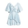 Women Acler Dresses | Bassett Mini Dress Celeste Blue