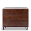 Furniture & Outdoor Heal's Chest Of Drawers | Brunel Low Chest Dark Wood