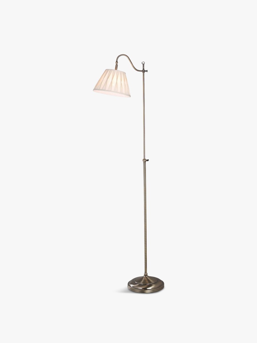 Home & Tech Dar Lighting Floor Lamps | Suffolk Floor Lamp With Shade Bronze