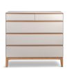 Furniture & Outdoor Heal's Chest Of Drawers | Lars 5 Dresser Cashmere And Oak