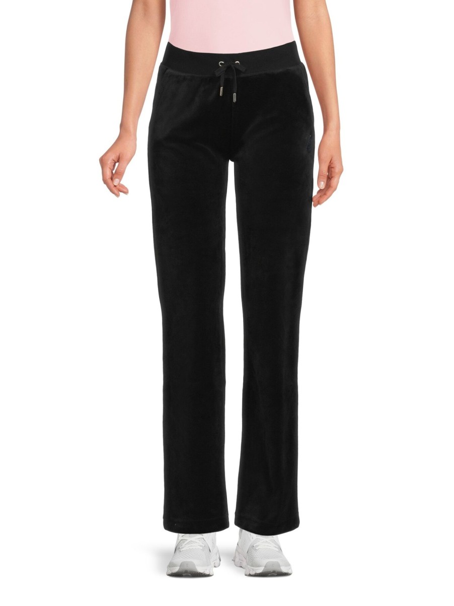 Women Juicy Couture Tracksuits | Exclusive Diamante Del Ray Pant Ombre Black