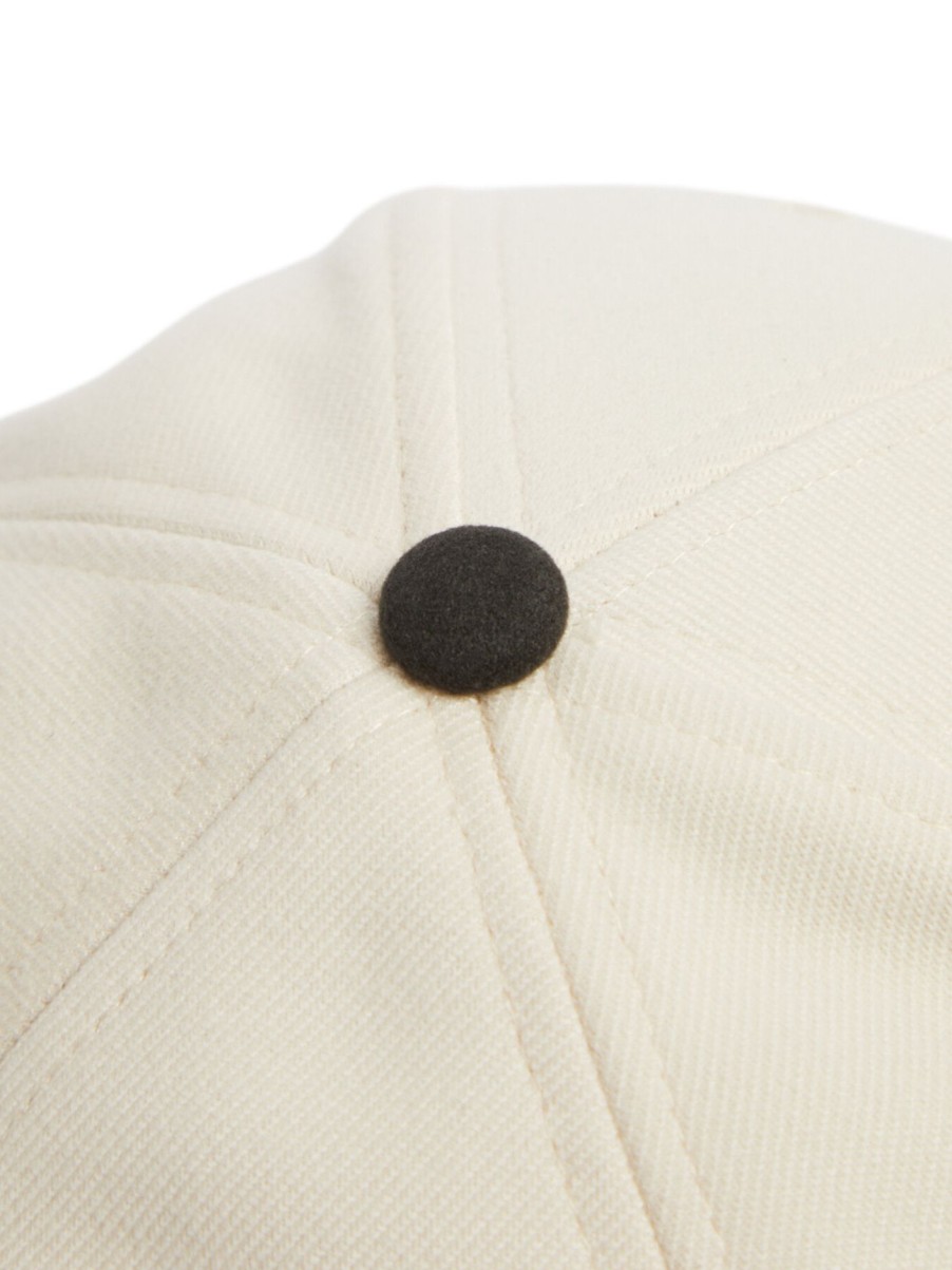 Men Les Deux Hats | Contrast Baseball Cap Ivory-Black