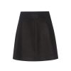 Women Whistles Skirts | Leather A Line Skirt Black