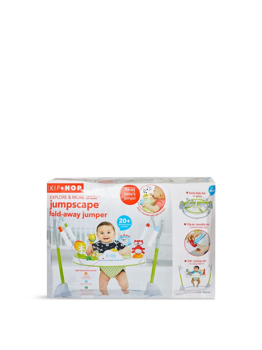 Kids Skip Hop Toys & Gifts | E&M Jumpscape Fold Away Activity Jumper Multi