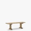 Furniture & Outdoor Barker and Stonehouse Dining Bench | Newsham Reclaimed Wood Bench, Waxed Finish Grey