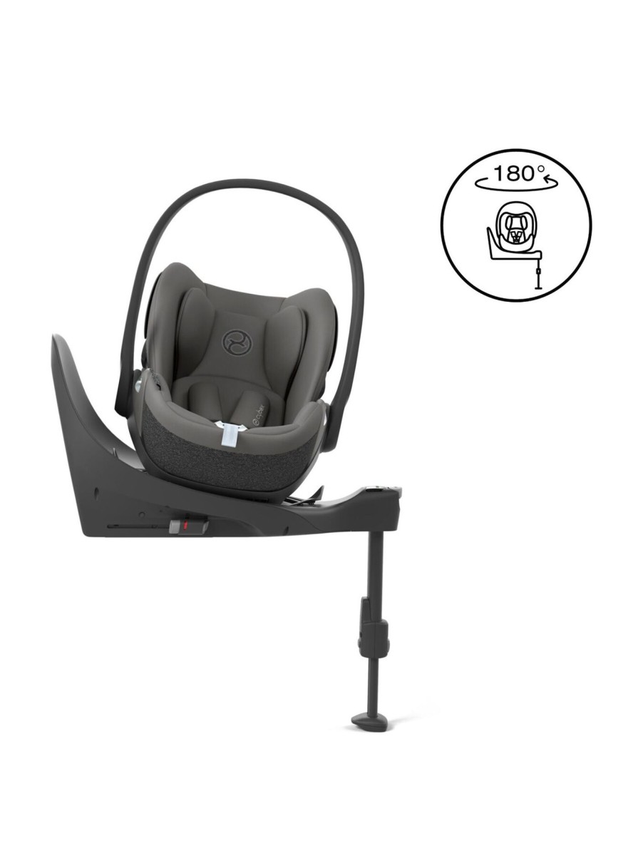 Kids Cybex Pushchairs & Travel | Cybex Cloud T I-Size Rotating Baby Car Seat Mirage Grey