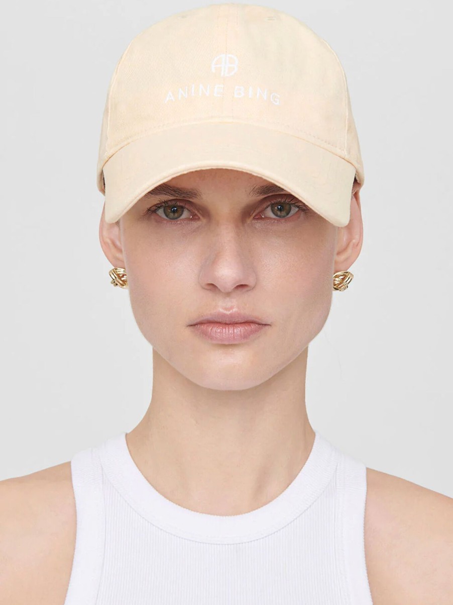 Women Anine Bing Hats | Jeremy Baseball Cap Yellow