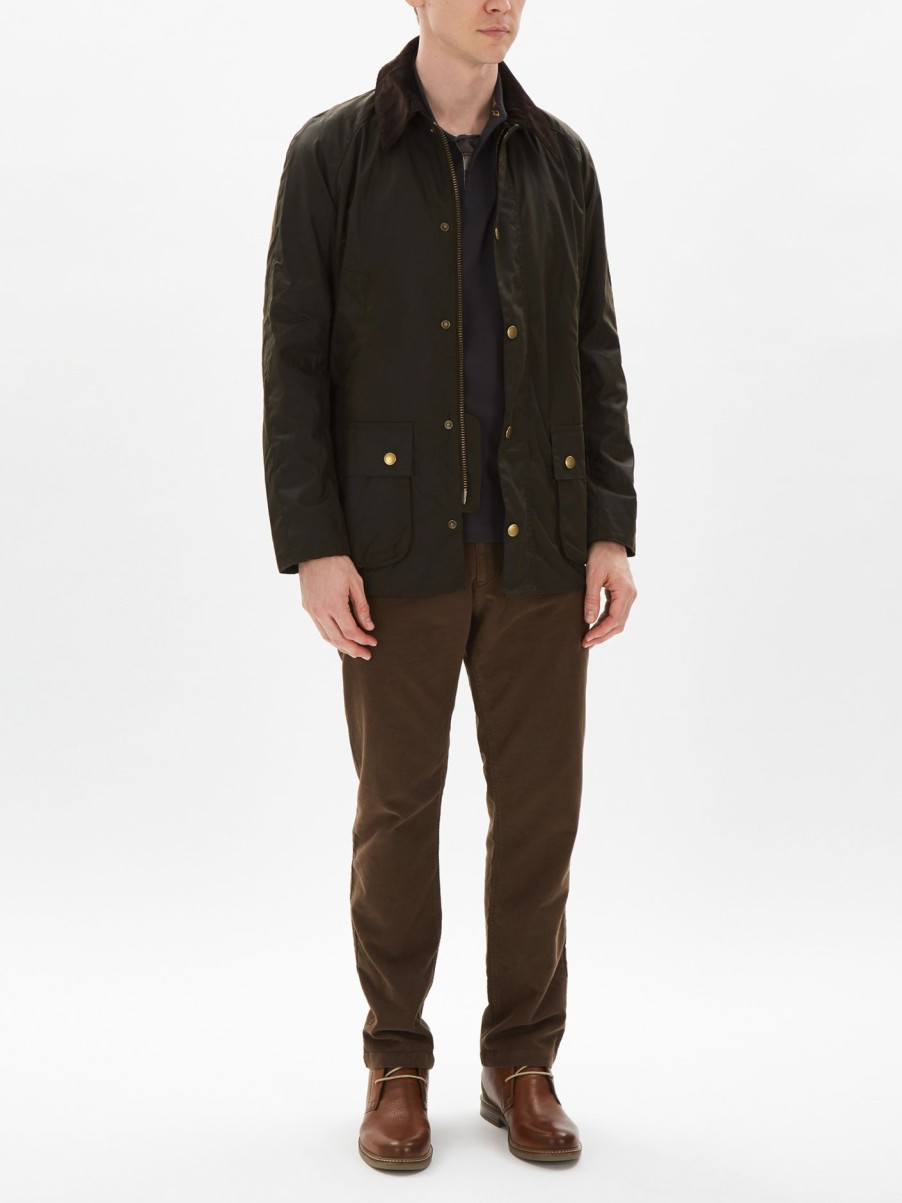 Men Barbour Coats & Jackets | Ashby Wax Jacket Olive