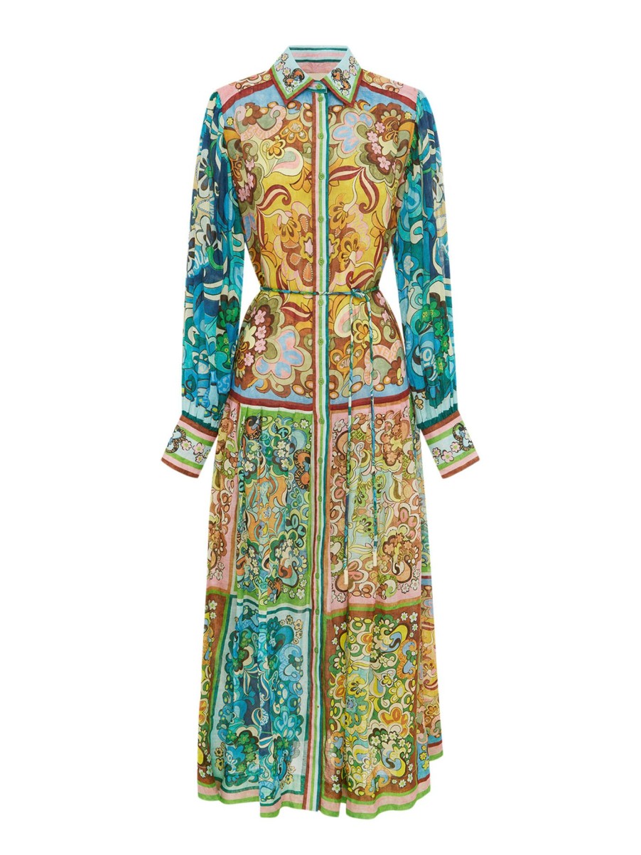 Women Alemais Dresses | Dreamer Shirtdress Multi