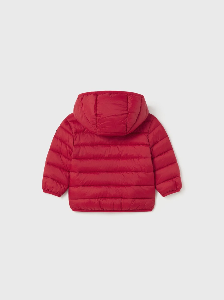 Kids Mayoral Coats & Jackets | Padded Hooded Coat Red