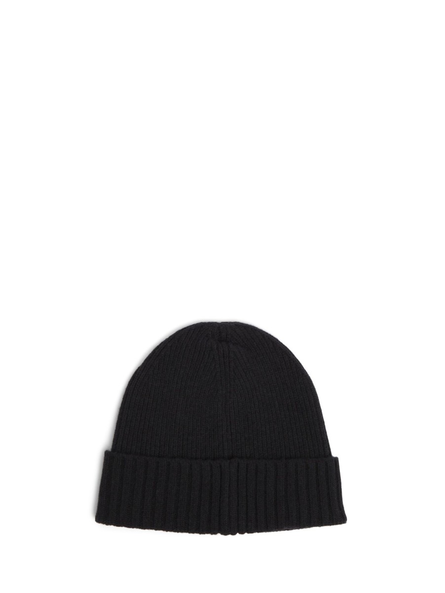 Men GANT Hats | Unisex Shield Wool Beanie Black