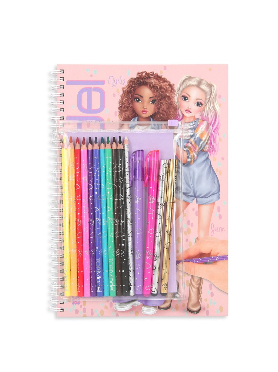 Kids TOP Model Arts & Crafts | Colouring Book With Pen Set