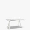 Furniture & Outdoor Barker and Stonehouse Extending Dining Tables | Ginostra Extending Dining Table, Marble White